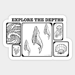 Explore The Depths Sticker